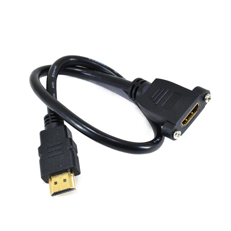 HDMI Panel Mount Extension Cable HDMI Panel Mount Extension Cable